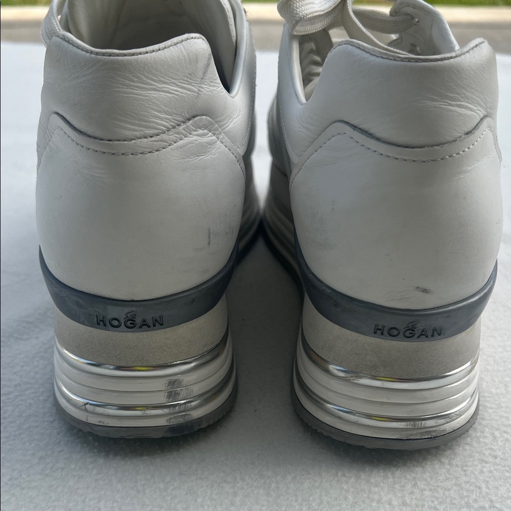 Leather Hogan Platform Sneakera - Picture 5 of 8